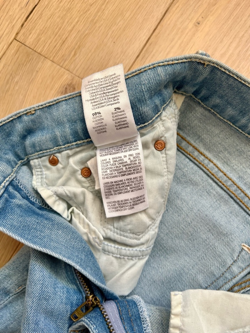 Mother Denim The Weekender Fray Women's Mid-Rise Flare Jeans 25 - Picture 14 of 16
